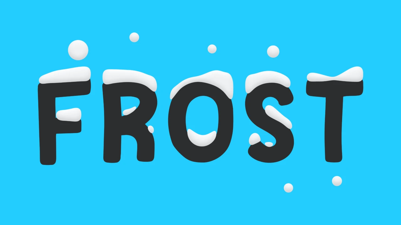 Snow Capped Text Effect