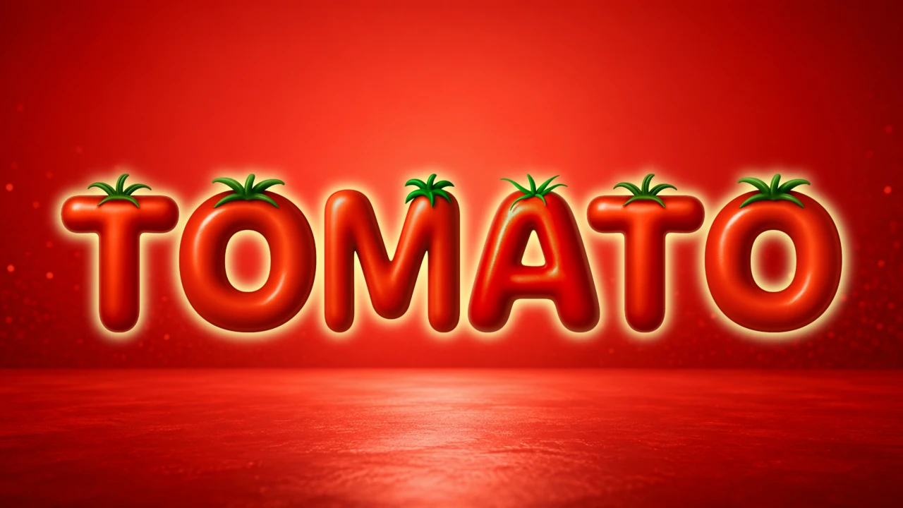 Red Tomato Style Text Effect