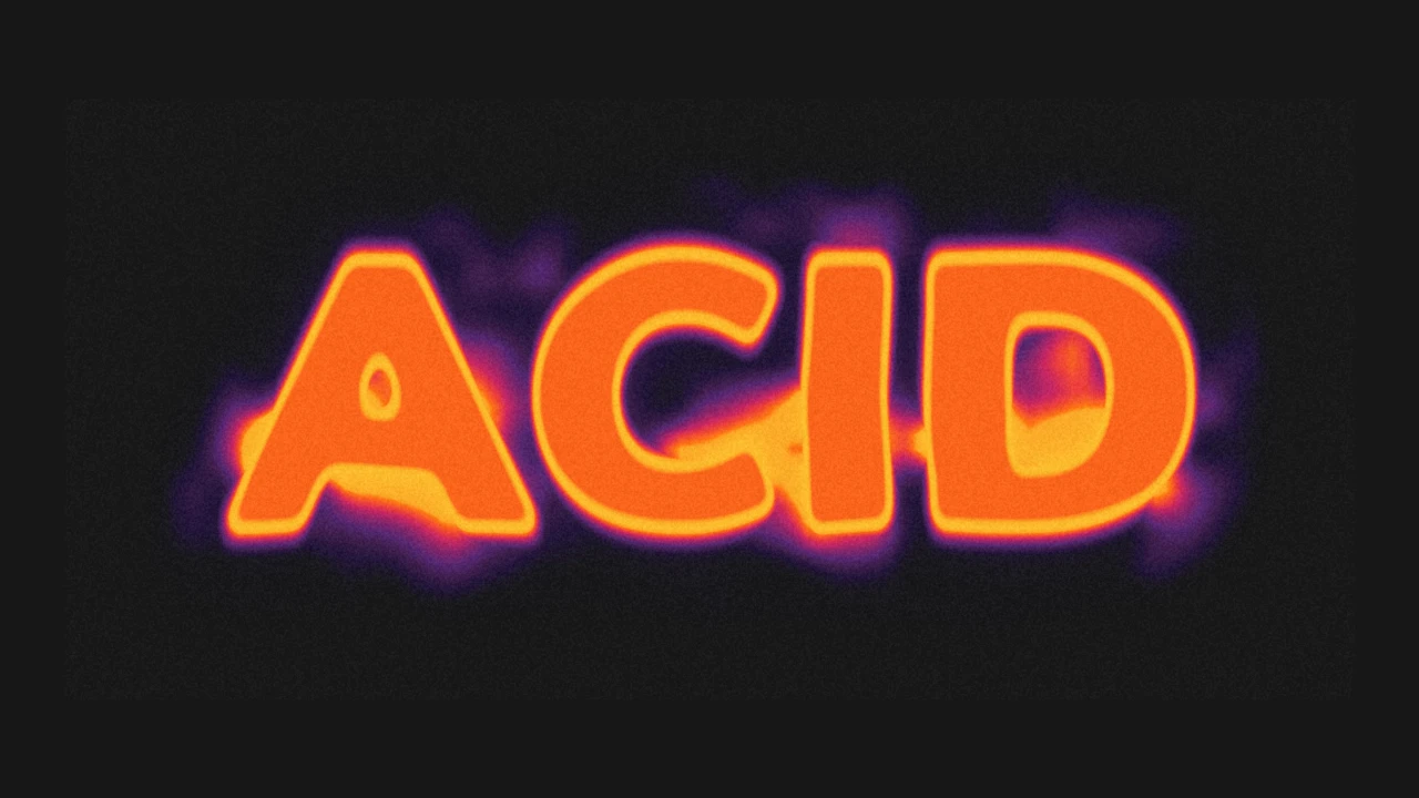 Acid Blurred Text Effect