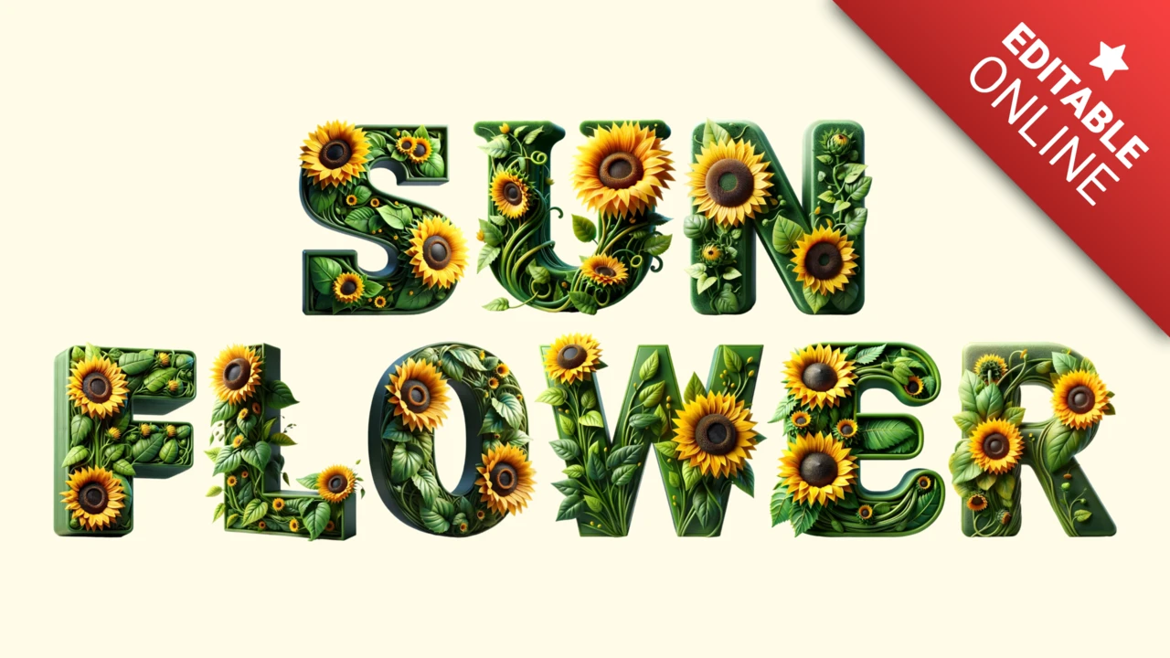 Czcionka Sunflower