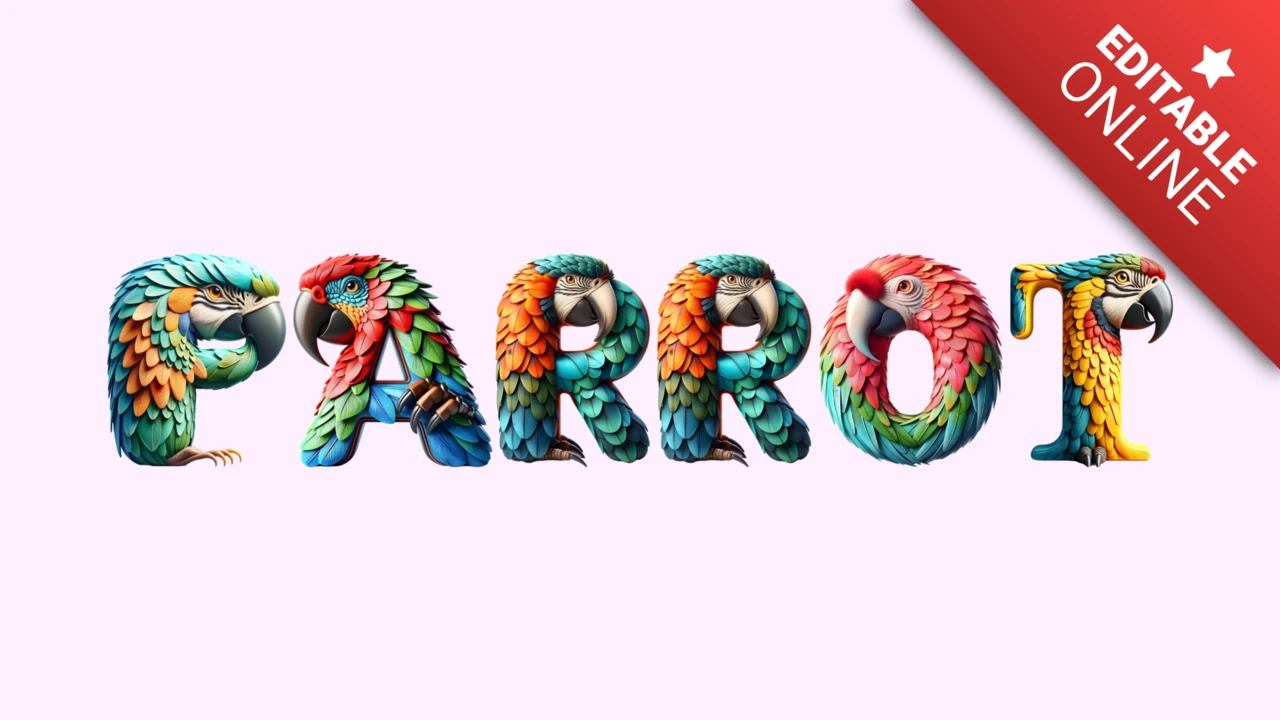Schriftart Parrot