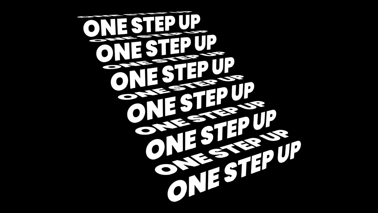 3D Stacked Perspective Text Effect
