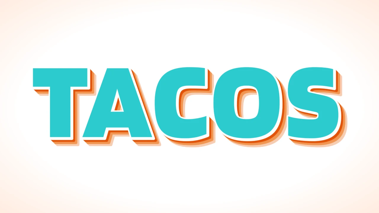Vibrant Taco Text Effect