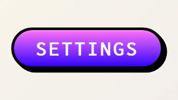 Levendige instellingen interface knopstijl