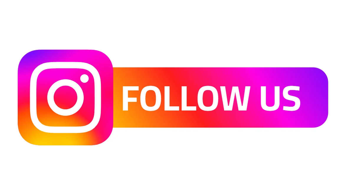 Przycisk stylu obserwuj nas na Instagramie