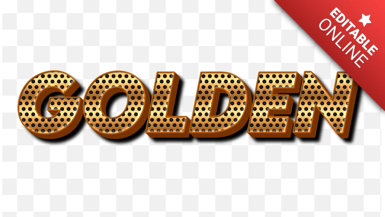 Golden Text Effect