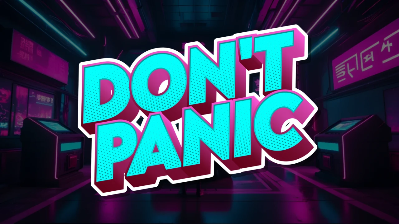 Retro Cyberpunk Comic Typography Effect