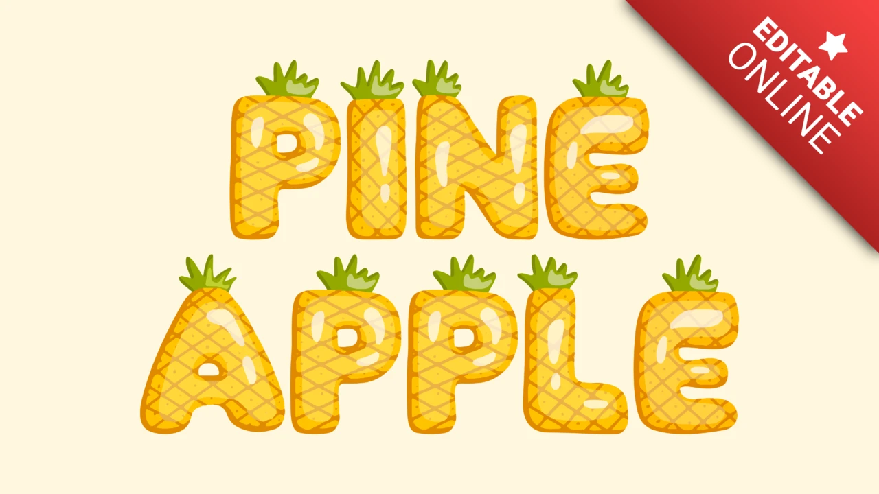 Czcionka ananasowa
