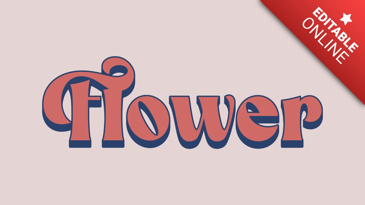Vintage-Schriftart