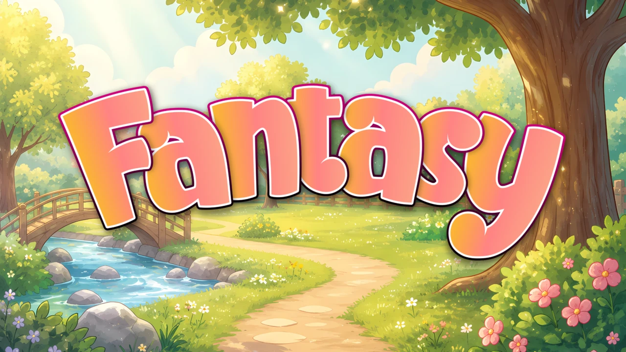 Cartoon Fantasy Text Effect