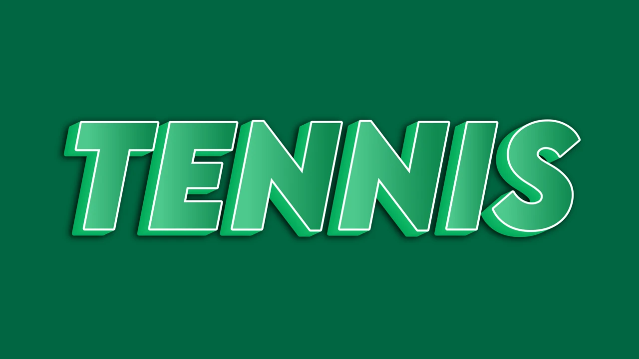 3d groene sportbranding typografie-effect