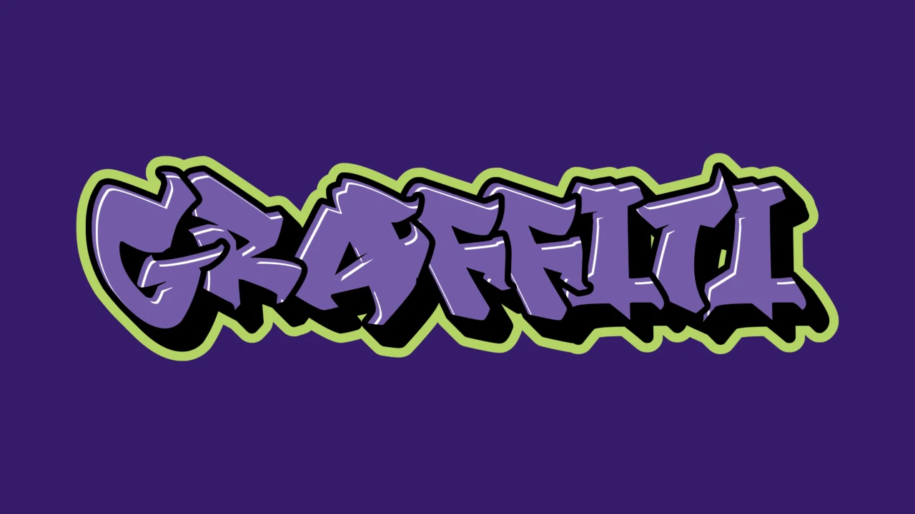 Efekt tekstu graffiti miejskiego