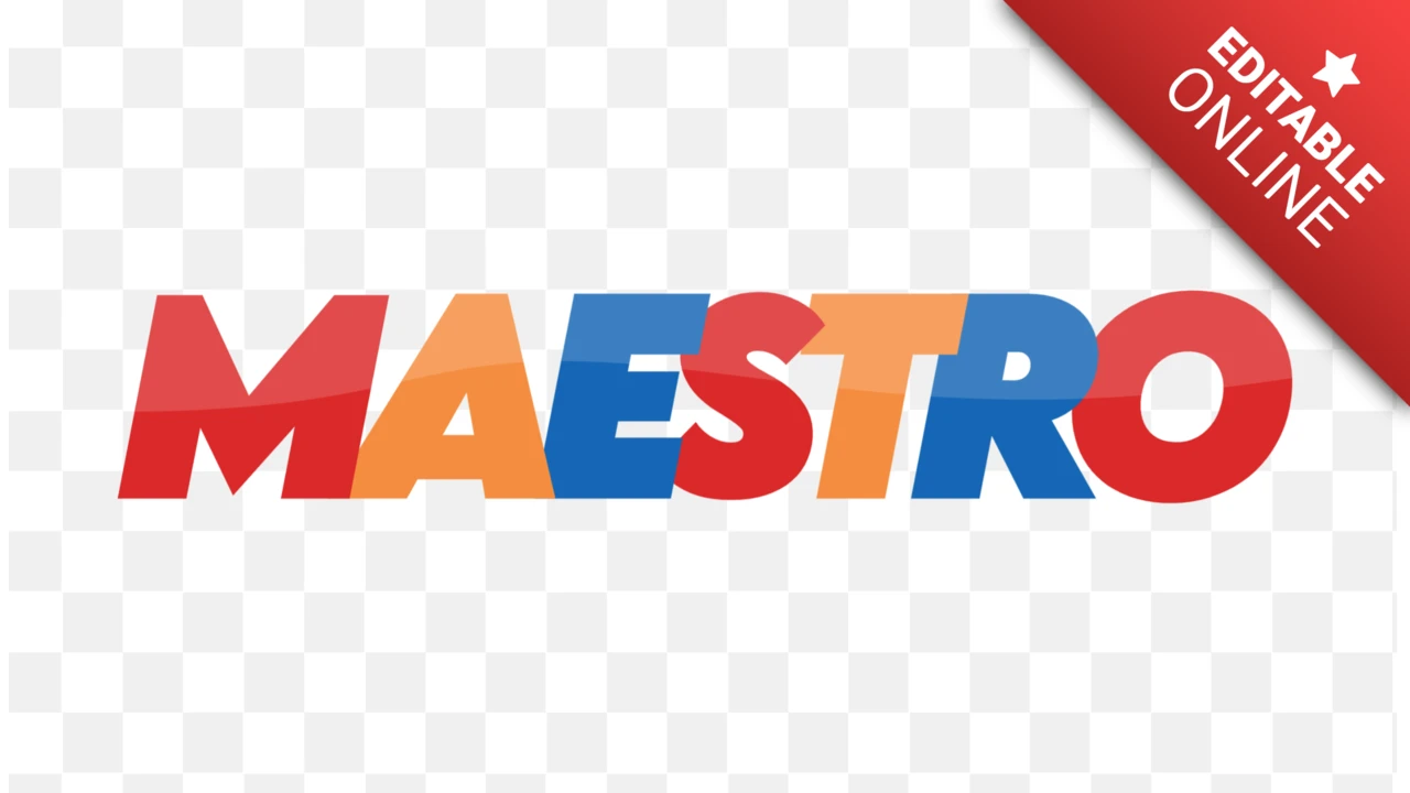 Efecto de texto maestro colorido