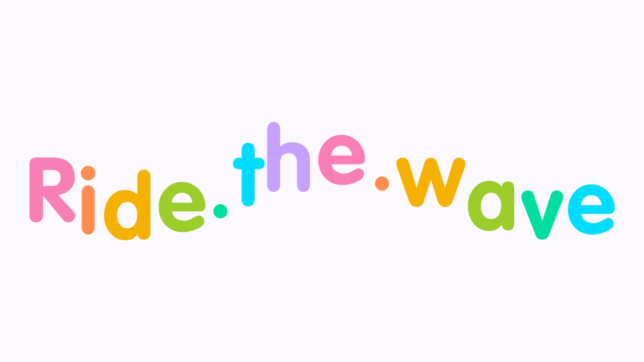 Wavy Colored Text Effect Generator