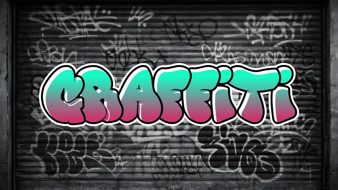 Graffiti-Schriftart