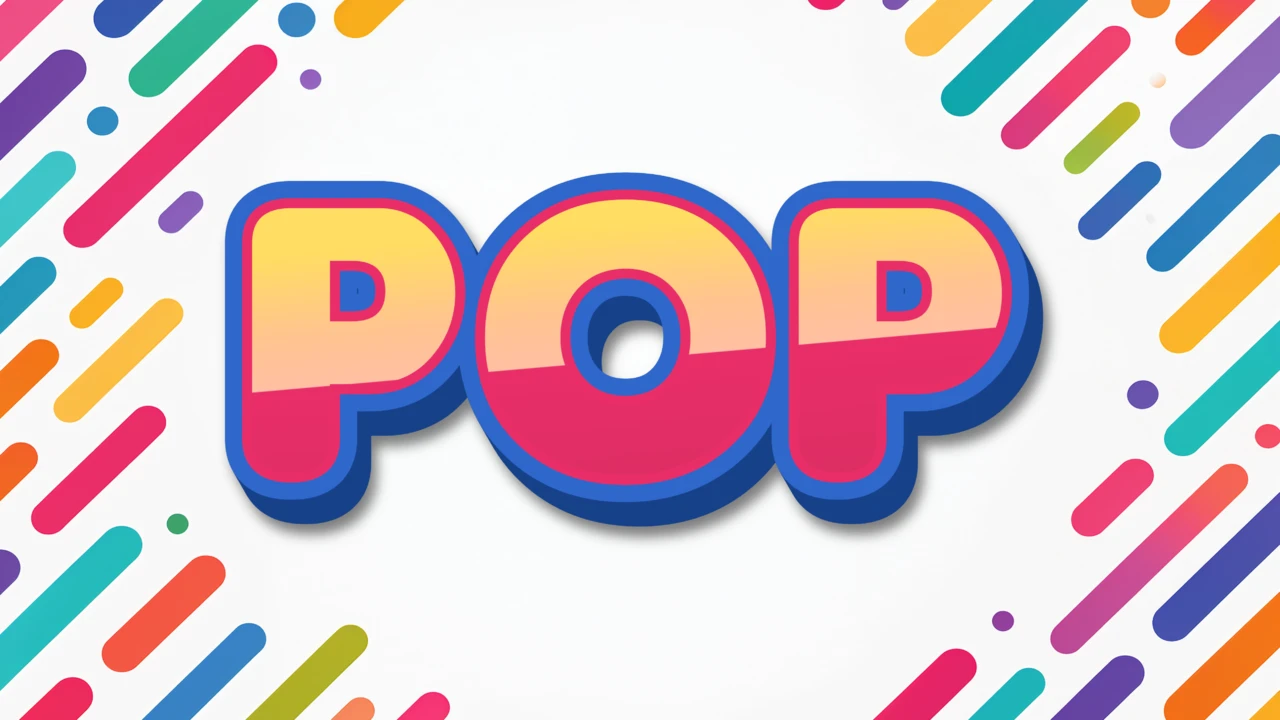 Colorful Pop Art Text Effect