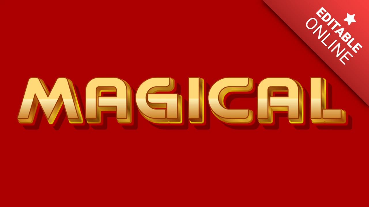 Magiczny efekt tekstowy
