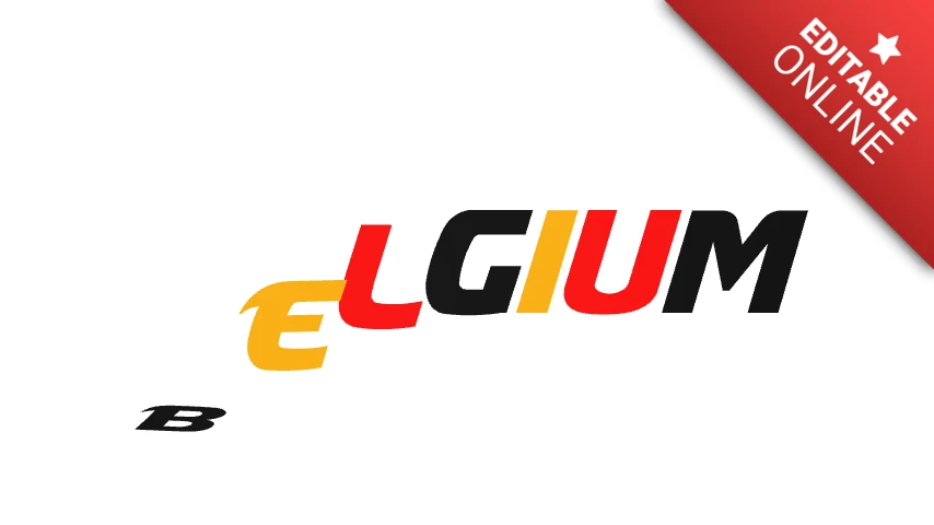 Effet de texte animé Belgique