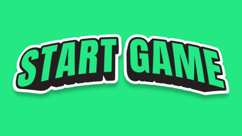 Arcade Start Game Arc Text Effect