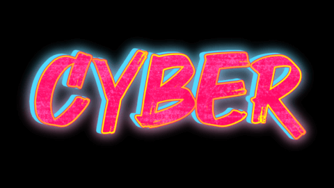 Редактируемый текстовый эффект кибер будущего и неоновый стиль текста