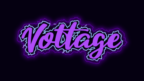 Purple Lightning Text Effect