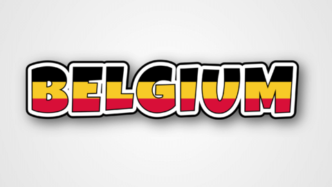 Text with Belgian Flag