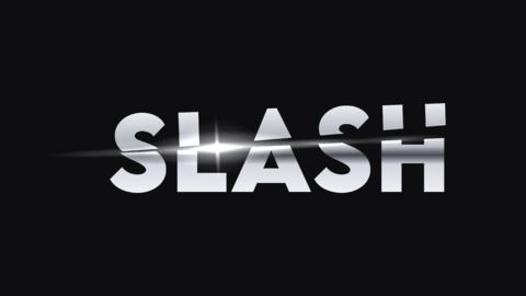 Metallic Slash Cut Text Effect