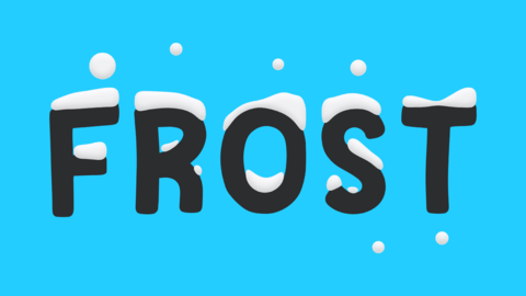 Snow Capped Text Effect