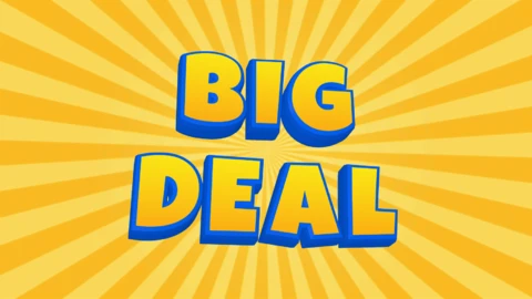Promotionele geanimeerde 3D-texteffect