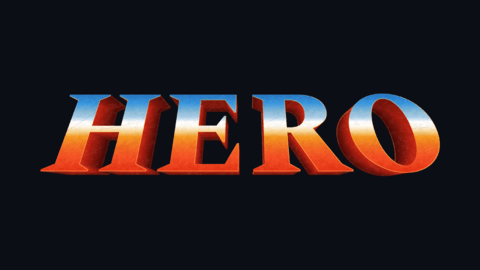 Superhero 3D Title Text Generator
