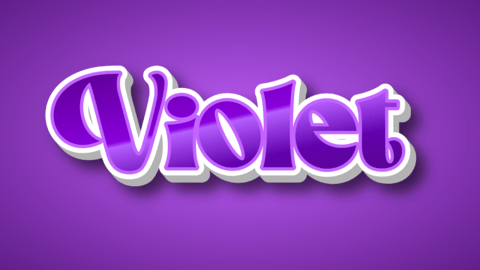 Levendig retro violet 3D-texteffect