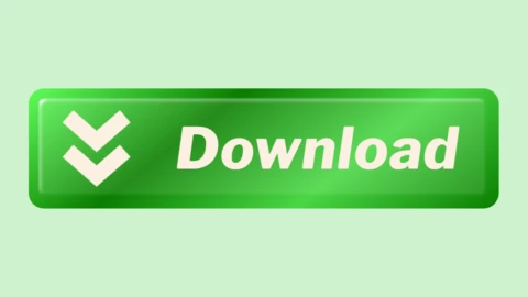 Retro Green Glossy Arrow Action Button