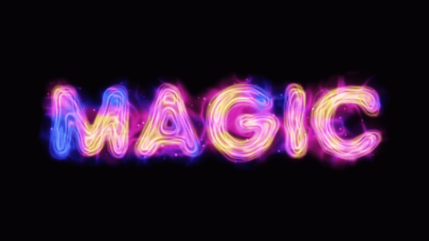 Neon Smoke Text Effect