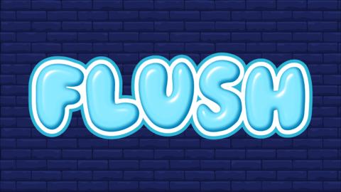 Efeito de texto brilhante azul em bolha de desenho animado