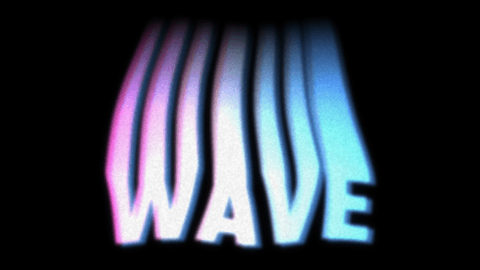 Melting Wave Text Effect