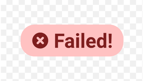 Red Alert Button Failed Text Effect