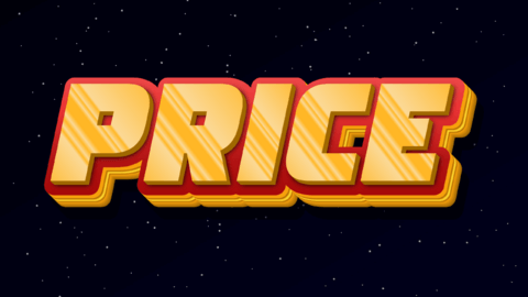 Price Yellow Text Effect