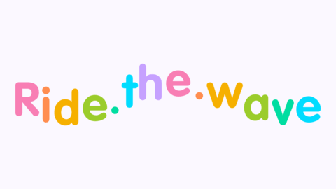 Wavy Colored Text Effect Generator