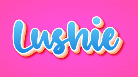 Niedlicher Bubble-Text-Effekt im pastellfarbenen Bonbon-Stil