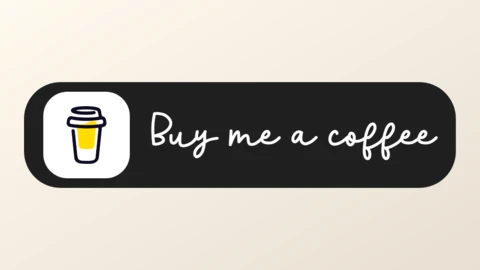 Bouton animé d'appel à l'action "offrez-moi un café"