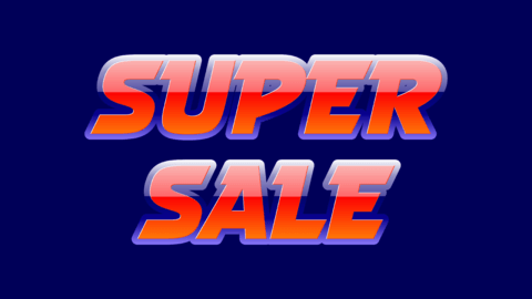Glanzende super sale gradient tekst effect