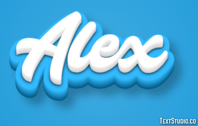 Alex Efecto de Texto