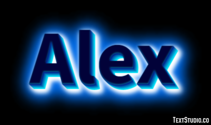 Alex Efecto de Texto