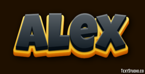 Alex Efecto de Texto
