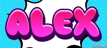 Alex Efecto de Texto