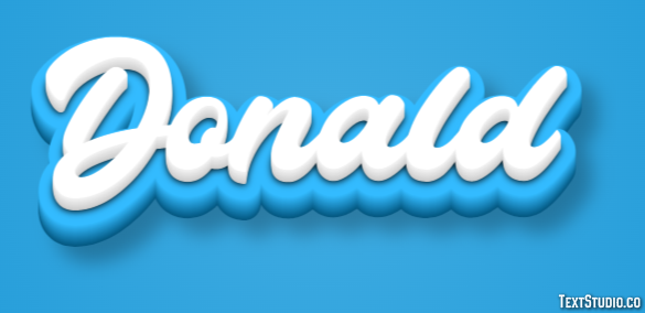 Donald Text Effect