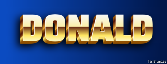 Donald Text Effect