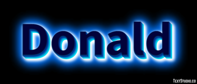 Donald Text Effect