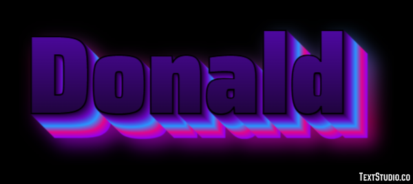 Donald Text Effect