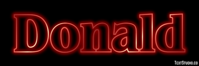 Donald Text Effect